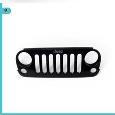 2007-2018 Jeep Wrangler Front Radiator Grille Grill Assembly Black Oem 1bm91trm