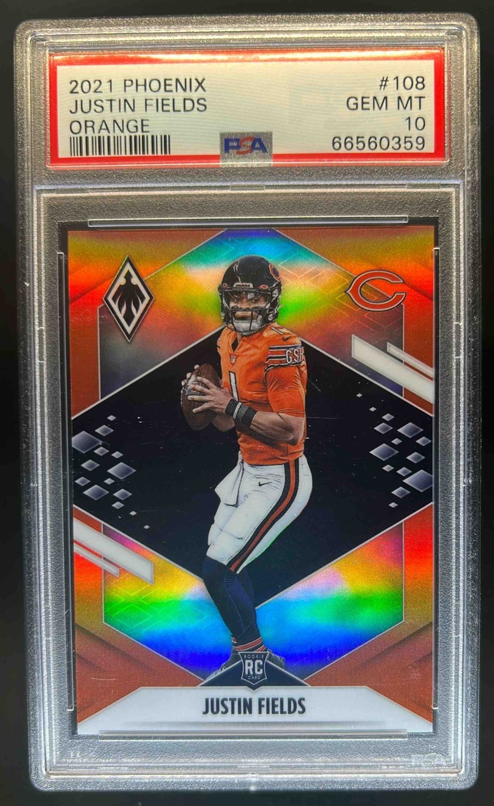 Justin Fields Panini Phoenix #108 Orange