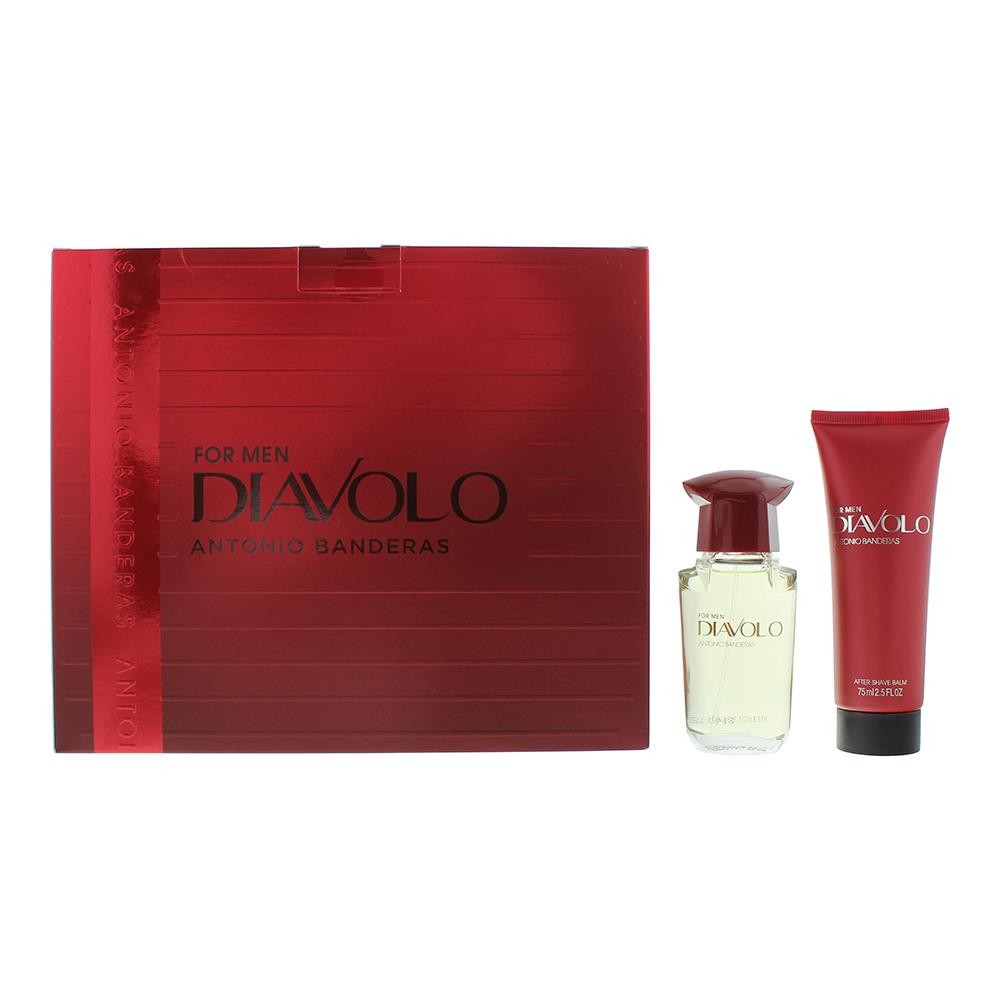 Antonio Banderas Men's Amber Diavolo 2 Piece Gift Set: Eau De Toilette 50Ml - Aftershave Bal - Image 3