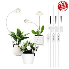 LORDEM Grow Lights 3 Pack White Timer