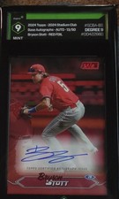 2024 Topps Stadium Club - Autographs Bryson Stott #SCBA-BS Red Foil 13/50 (AU)