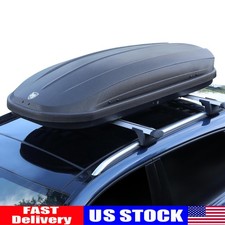 Waterproof Rooftop Cargo Box Car Top Cargo Carrier Roof W Key Mount Storage Box