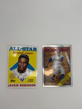 All-Star jackie robinson insert  2023 and Jackie Robinson mojo refractor