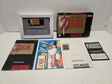 Zelda Link to the Past w/ Map & Secrets Super Nintendo SNES Complete Box CIB