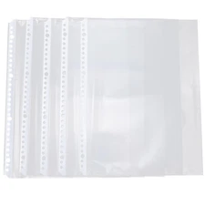 Sheet Protectors Pack of 100, Clear Plastic Page Protectors Sleeves, Reinforc...