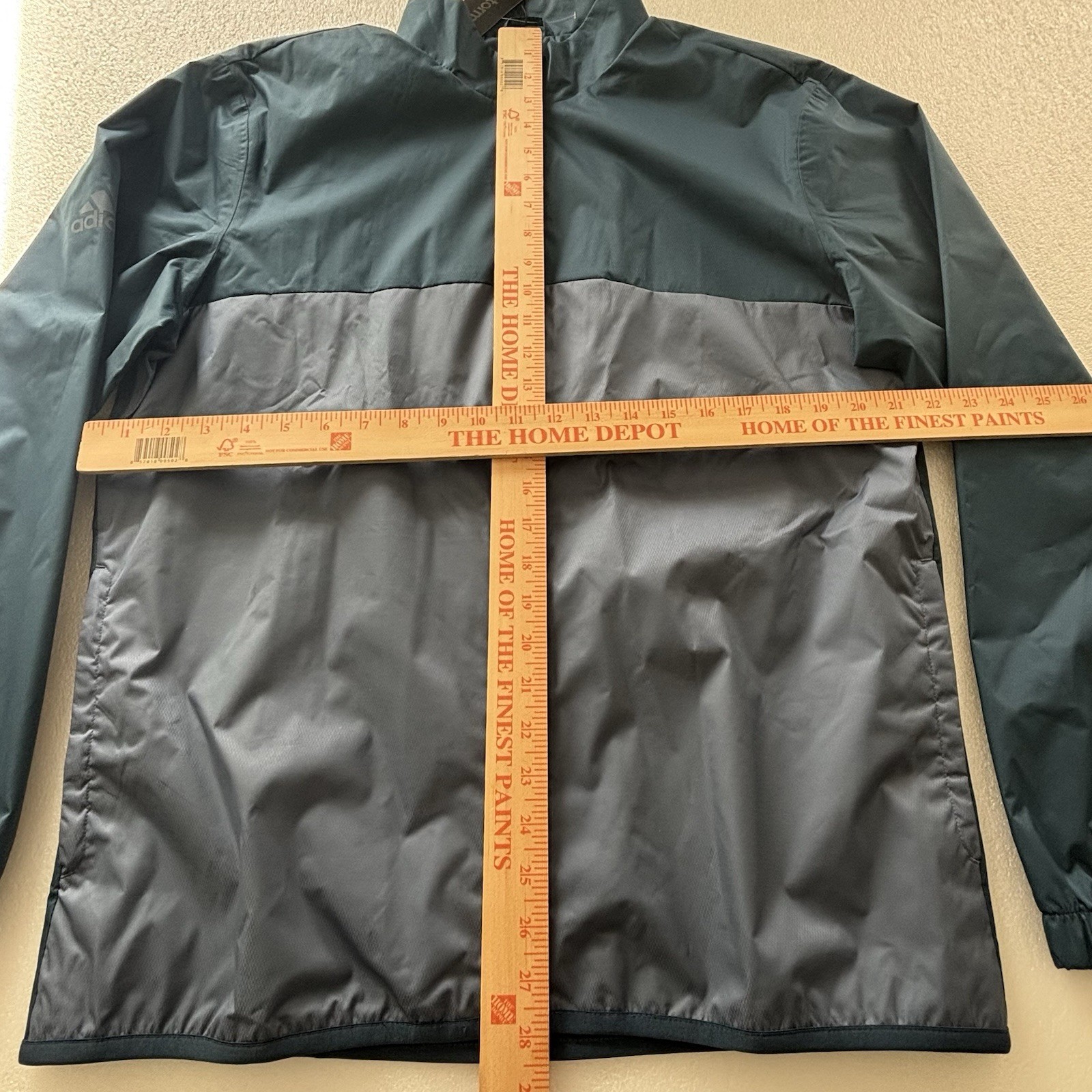 Adidas Climastorm Water Resistant Golf Jacket Full Zip Size Medium NWT thumbnail 2