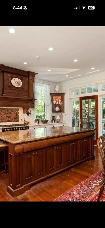 Par de armários de canto suspensos antigos - Imagem 2 de 4