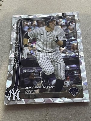 2025 Topps Update Series - Rookie Debut Ben Rice #US25 Diamante Foil (RC)