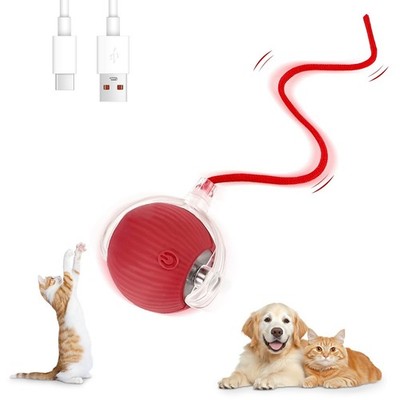 Interaktiver Hundespielzeug Ball elektrisch USB automatisch Beweglich für Hunde