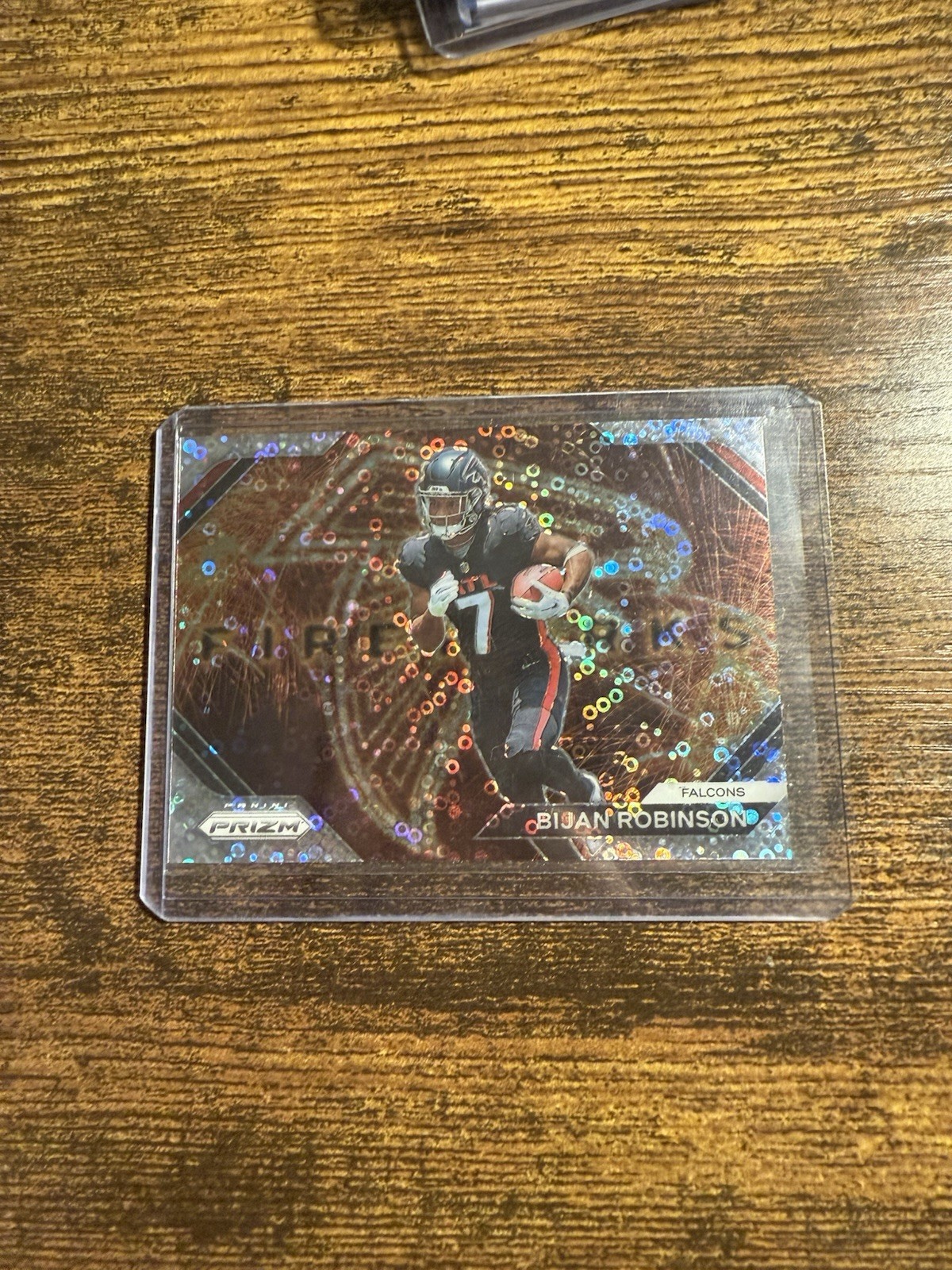 2023 Panini Prizm - Fireworks Bijan Robinson #F-24 No Huddle Prizm (RC)