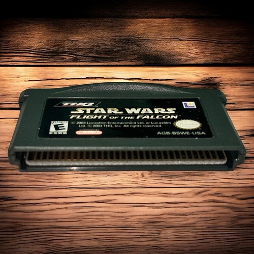 Star Wars-Flight of the Falcon - Nintendo Game Boy Advance GBA - Tested - Picture 3 of 3