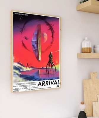 Arrival Sci Fi Alien Movie Minimal Art Poster