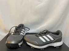 men’s Adidas golf shoes gray  Silver white size 8