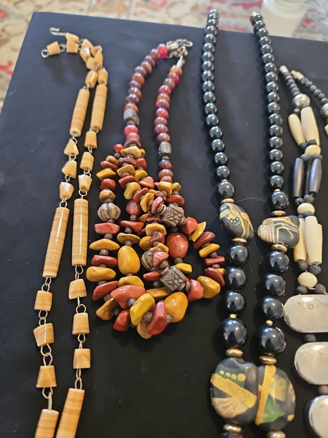 Necklace Lot Of 5 - 1970s and 80's- Mixed Stones,… - image 5