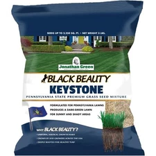 Jonathan Green (#10360) Black Beauty Keystone Pennsylvania Grass Seed Mix, 3lb