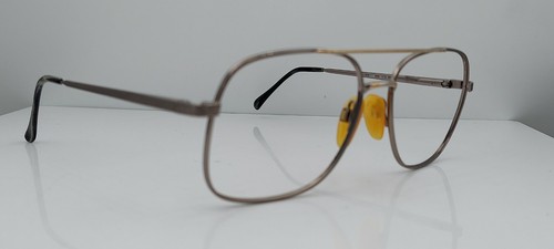Vintage Mirari 5531 4008 Gold Silver Metal Pilot Sunglasses FRAMES ONLY Italy - 第 1/5 張圖片