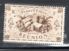 REUNION FRANCE  FRENCH COLONIES  STAMPS MINT HINGED LOT 1225S