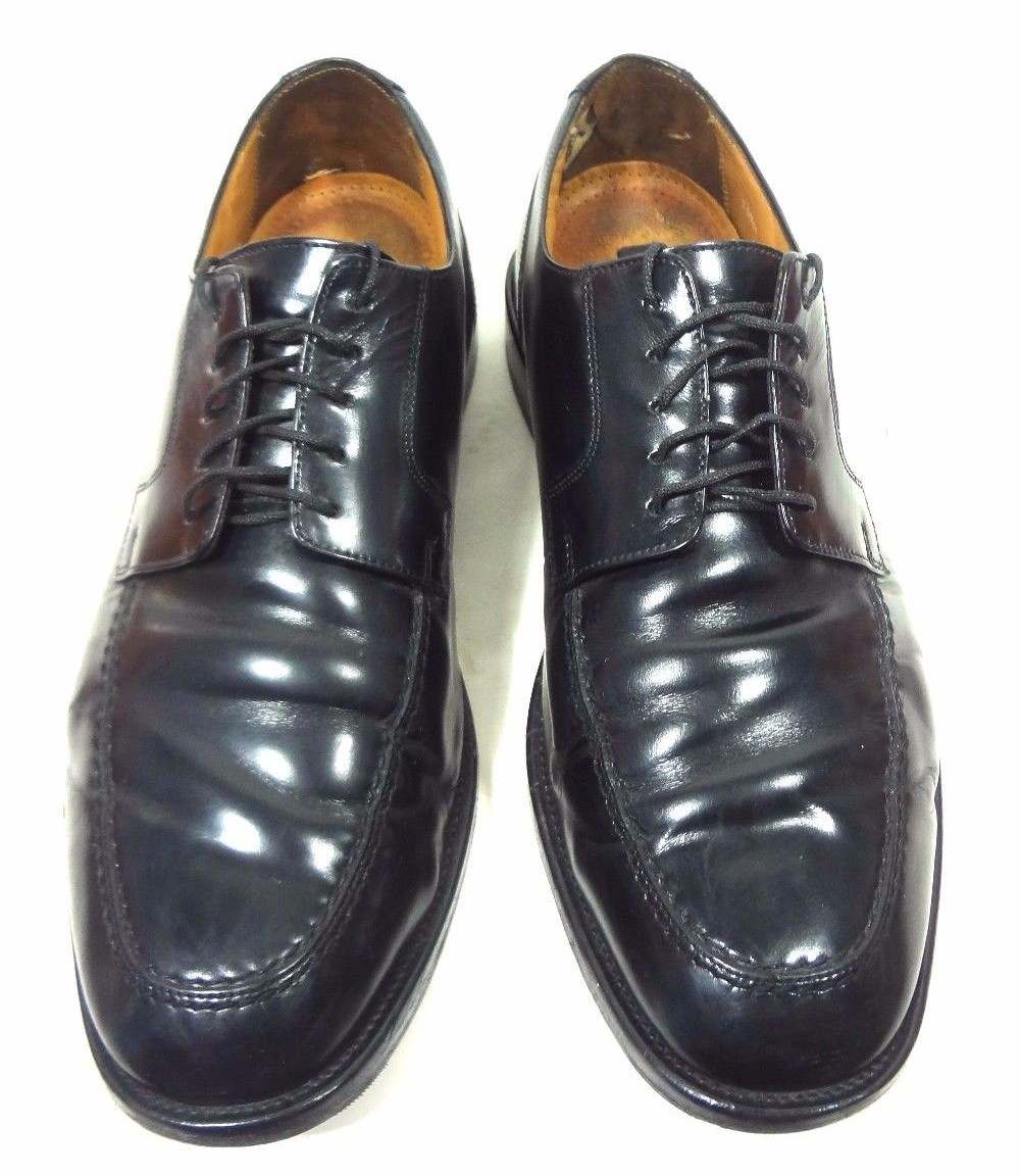 BOSTONIAN OXFORDS BLACK LEATHER LACE UP DRESS MEN display picture 3