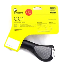 Ergon GC1 Grips - Black/Gray, Lock-On