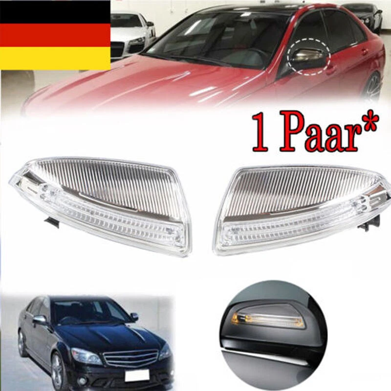 Für Mercedes Benz C Klasse W204 S204 W639 Led Aussenspiegel Blinker Spiegel Kit  - Bild 4 von 4