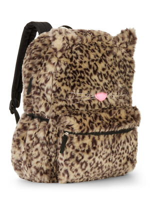 Girls Full Size Plush Backpack *Choose* Unicorn Kitten