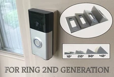 Angle Mount Bracket Holder Wedge for Ring 2nd Gen Video Doorbell 15° 30° 45° 60°