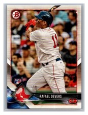 2018 Bowman Rafael Devers Rookie Baseball Card 25 Boston Red Sox