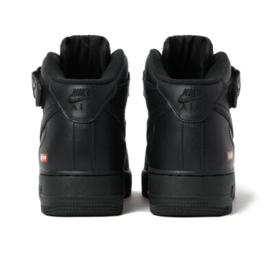 Brand New Supreme® x Nike® Air Force 1 Mid Black - Size 9.5