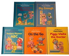 5 HC Book Bundle: Jim Henson's Muppet Babies Theme 1992 Grolier