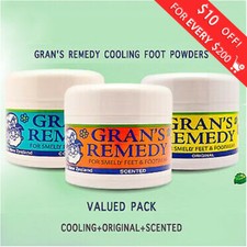 3 Pack Gran's Remedy For Smelly Feet and Footwear 