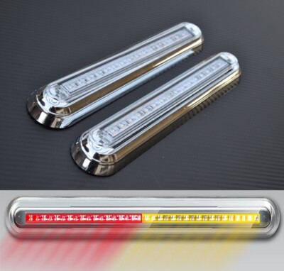6x 12V LED Tail Lights Flat Mount Lamps For Car Van Camper Horsebox