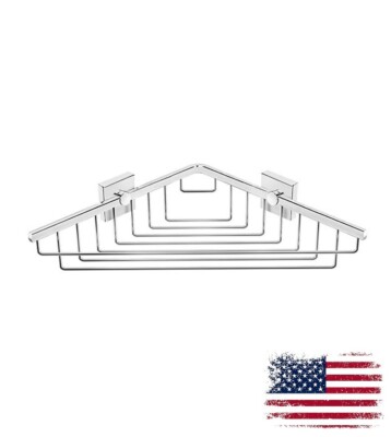 Roca USCT Bath: NeoClassic Elegant Wall-Mounted Corner Grated Soap Dish Basket