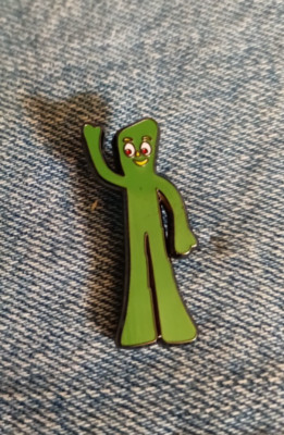 GUMBY  -  ENAMEL PIN-2 OR MORE PINS $5.49 SHIPPING, SPEND $20 SHIPPING IS FREE