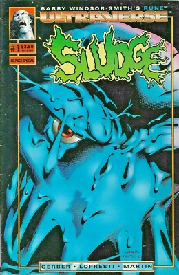 Malibu Comics - Ultraverse - Sludge - #1 - October 1993 - UK FREEPOST