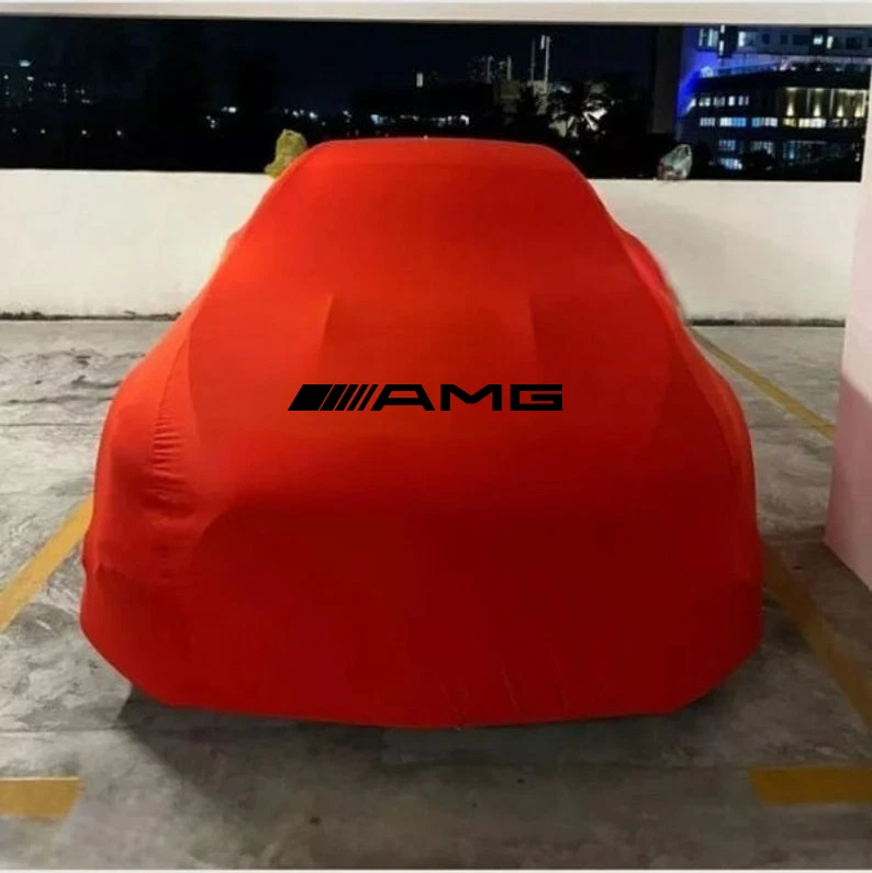AMG Car Cover For Mercedes-Benz Class Dust Proof Windproof  Combing Indoor Cover - Image 2 of 4