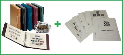 Lindner-168BH-1124V-Croatian Rep. Bosnia-Herzegovina Stamp Album 1993-2014