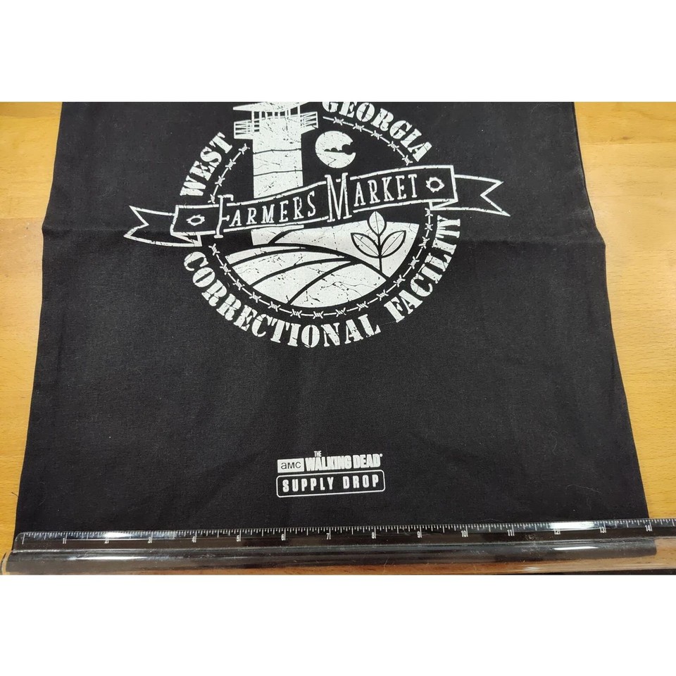 AMC TWD Walking Dead Farmers Market Canvas Tote Bag Supply Drop Exclusive eBay