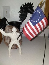 Hartland horse cowboy George Washington and flag