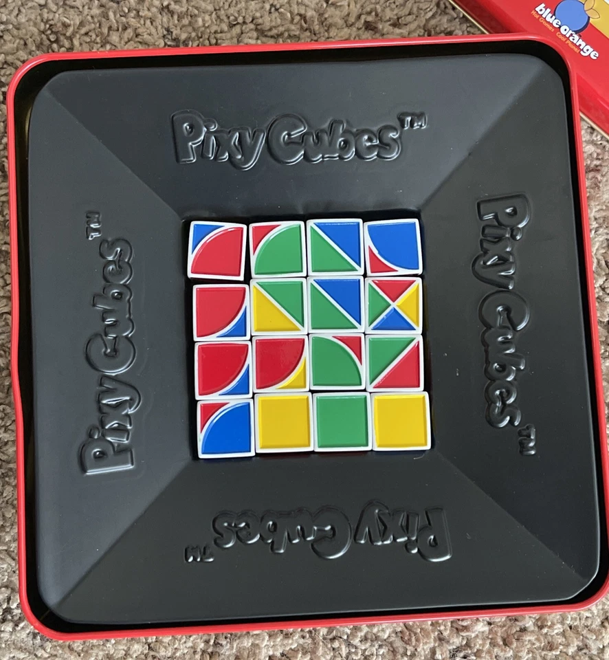 Blue Orange Pixy Cubes Imagination Visual Pattern Building Memory Puzzle Game - Image 3 of 4