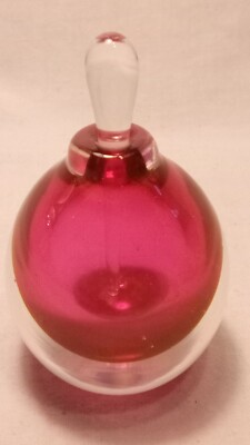 Studio Art Glass Perfume Bottle James & Renee Engebretson 