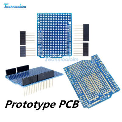 Prototype PCB Expansion Board UNO R3 Shield DIY 2mm+2.54mm Pitch for Arduino