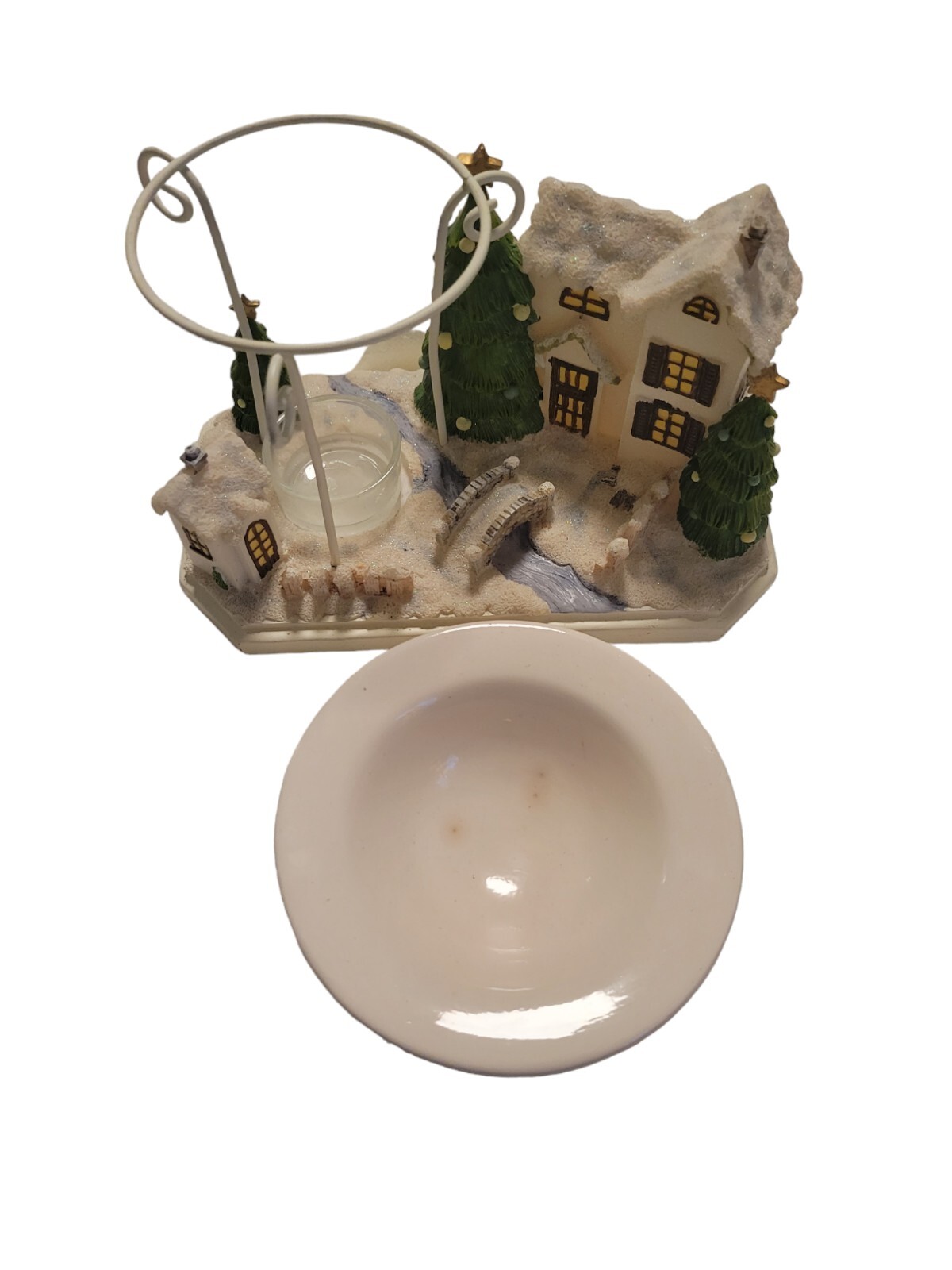 Yankee Candle Christmas Tree House Village Tea Light Wax Warmer Holiday