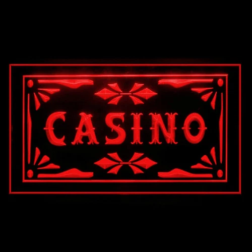 230022 Casino Table Game Gambling Slot Display LED Light Neon Sign