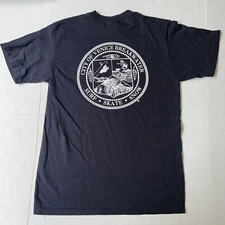 NWOT Dogtown City Of Venice Breakwater Surf Skate Snow Shirt Medium Blue Surfer