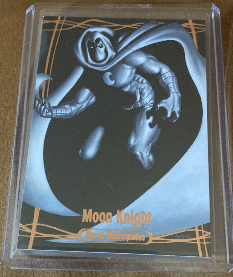 2016 UPPER DECK MARVEL MASTERPIECES Legendary Orange 56/99 Moon Knight