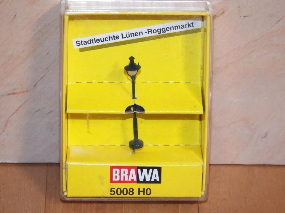 Farola eléctrica de trabajo Brawa 5008 1:87 HO, verde, redonda Foto 2 de 2