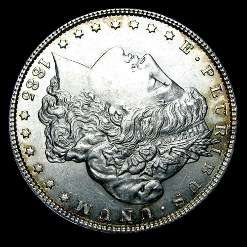 1885 Morgan Dollar Silver ---- Gem BU Coin ---- #606X - Picture 2 of 4