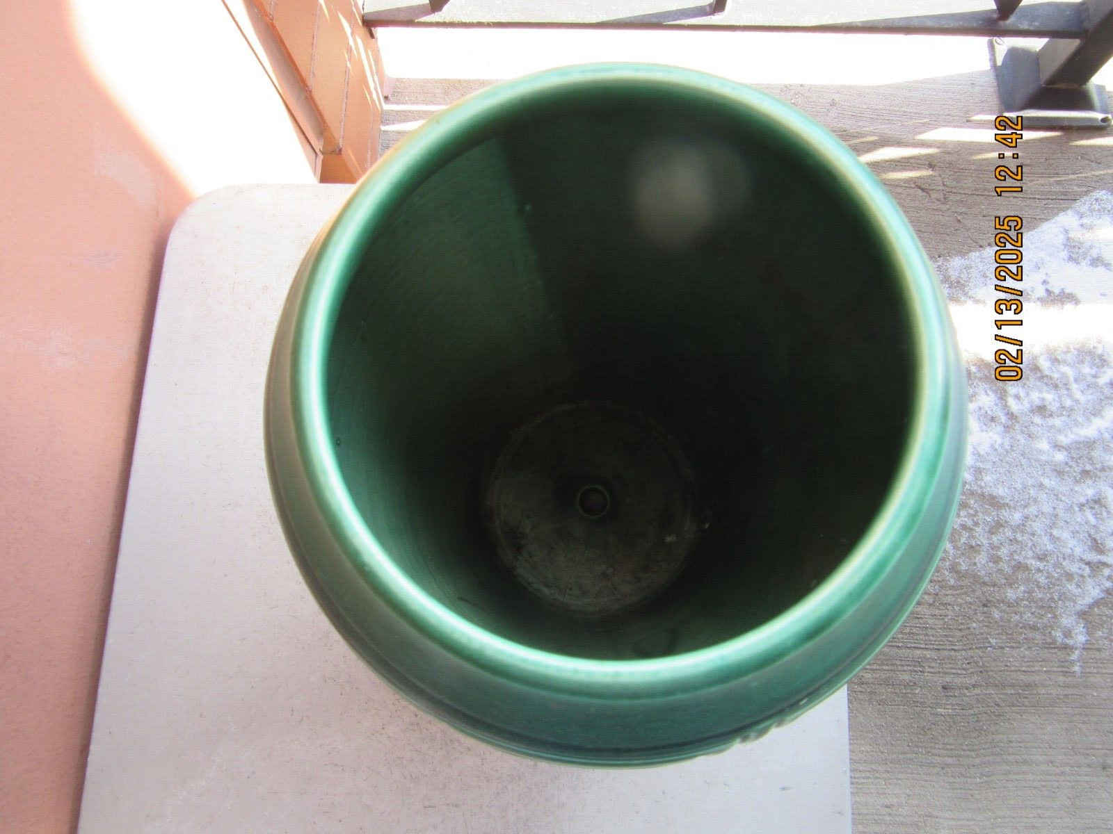 Rookwood Z-Glaze Hand Tooled Matte Green 11 1/2" Geometric Lamp Base 1903