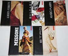 MISSONI ERTO ALBERTA FERRETTI BVLGARI 5 SEALED ITALY FASHION DESIGN ART BOOK s 