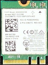 Intel Wireless-AC 8260 Dual Band WLAN WiFi 802.11 / 5M4TC